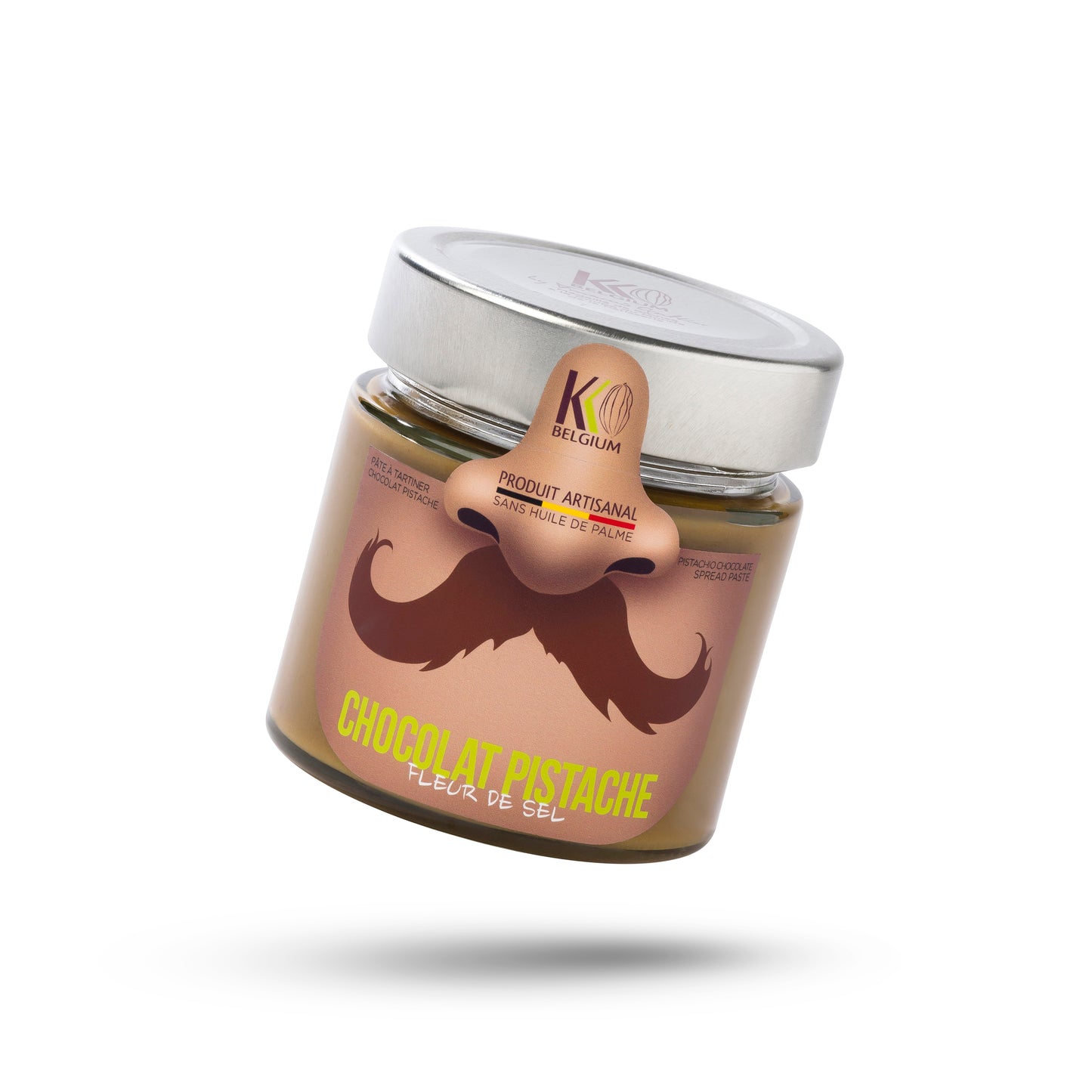 Chocolate pistachio fleur de sel spread