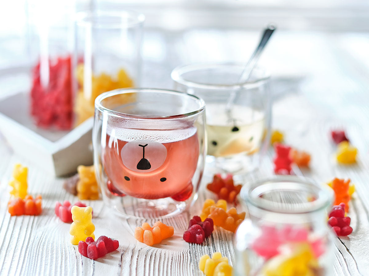 Oursons pour thé cerise coco kiwi