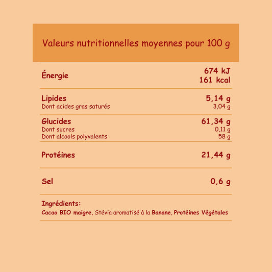 Cacao Protéiné | Banane