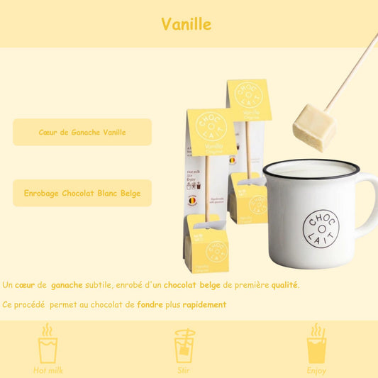 Cuillère chocolat chaud 🍫 Vanille