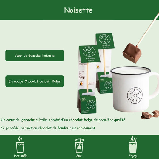 Cuillère chocolat chaud 🍫 Noisette