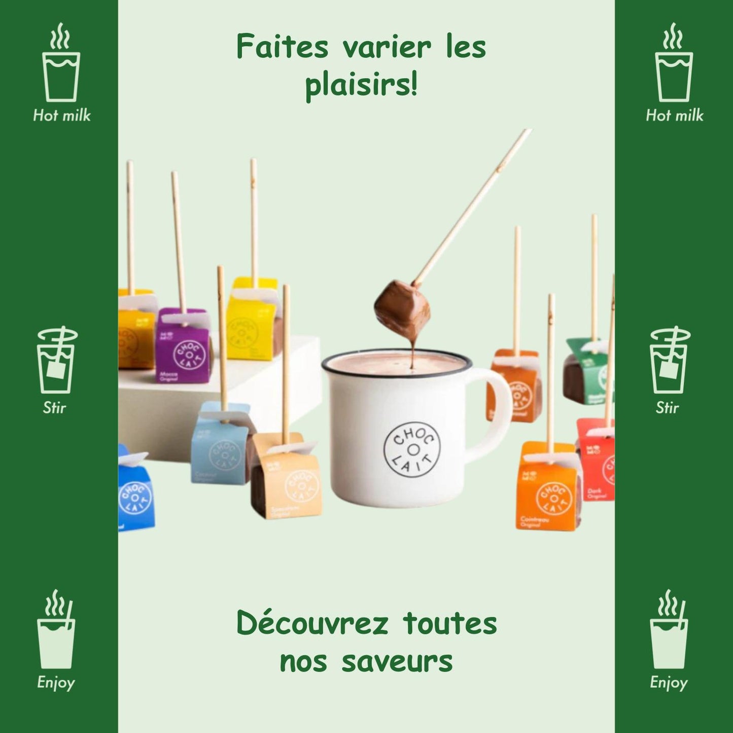 Cuillère chocolat chaud 🍫 Noisette