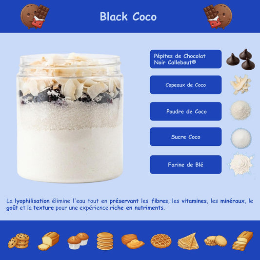 Préparation sucrée "Black Coco"