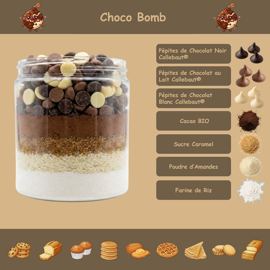 Glutenvrije bereiding Choco Bomb'