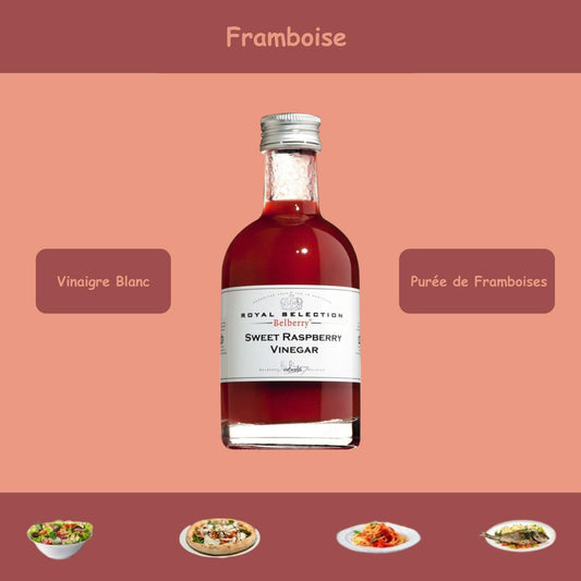 Raspberry pulp vinegar