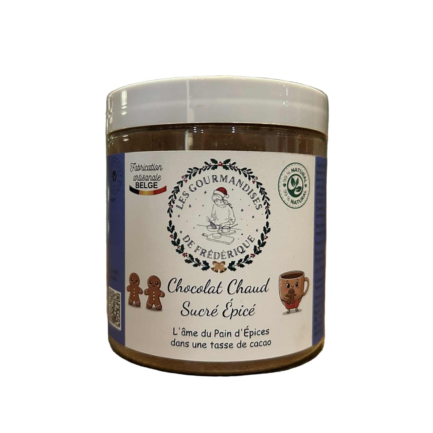 Chocolat chaud sucré pain d'épices