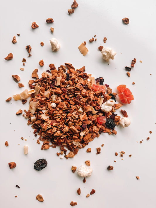 Infusion like at the movies (popcorn - almonds)