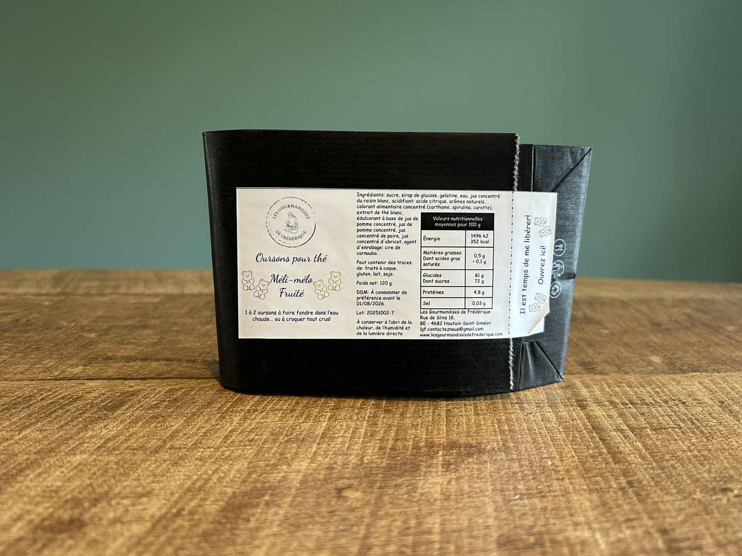 Oursons pour thé méli-mélo fruité - Les Gourmandises de Frédérique