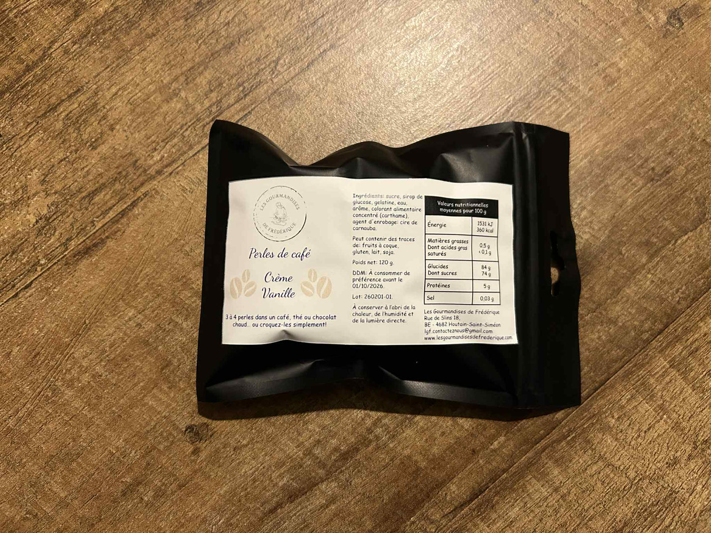 Vanilleroomkoffieparels