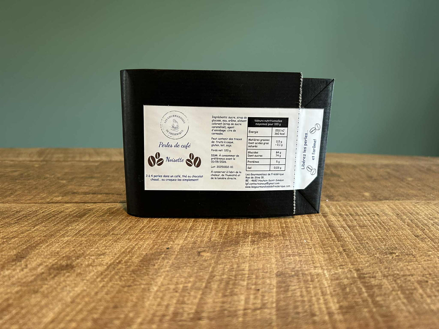 Perles de café noisette - Les Gourmandises de Frédérique