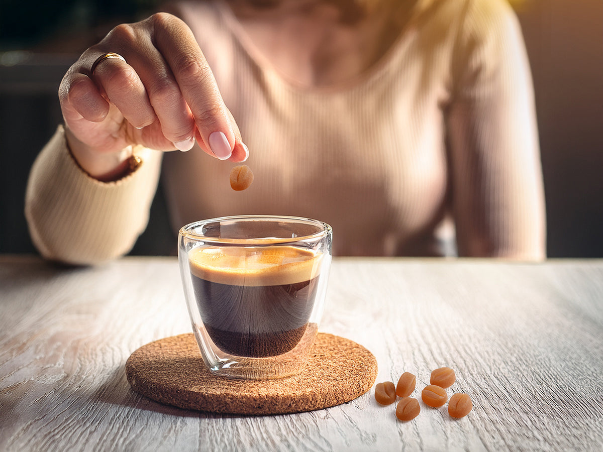 Perles de café noisette