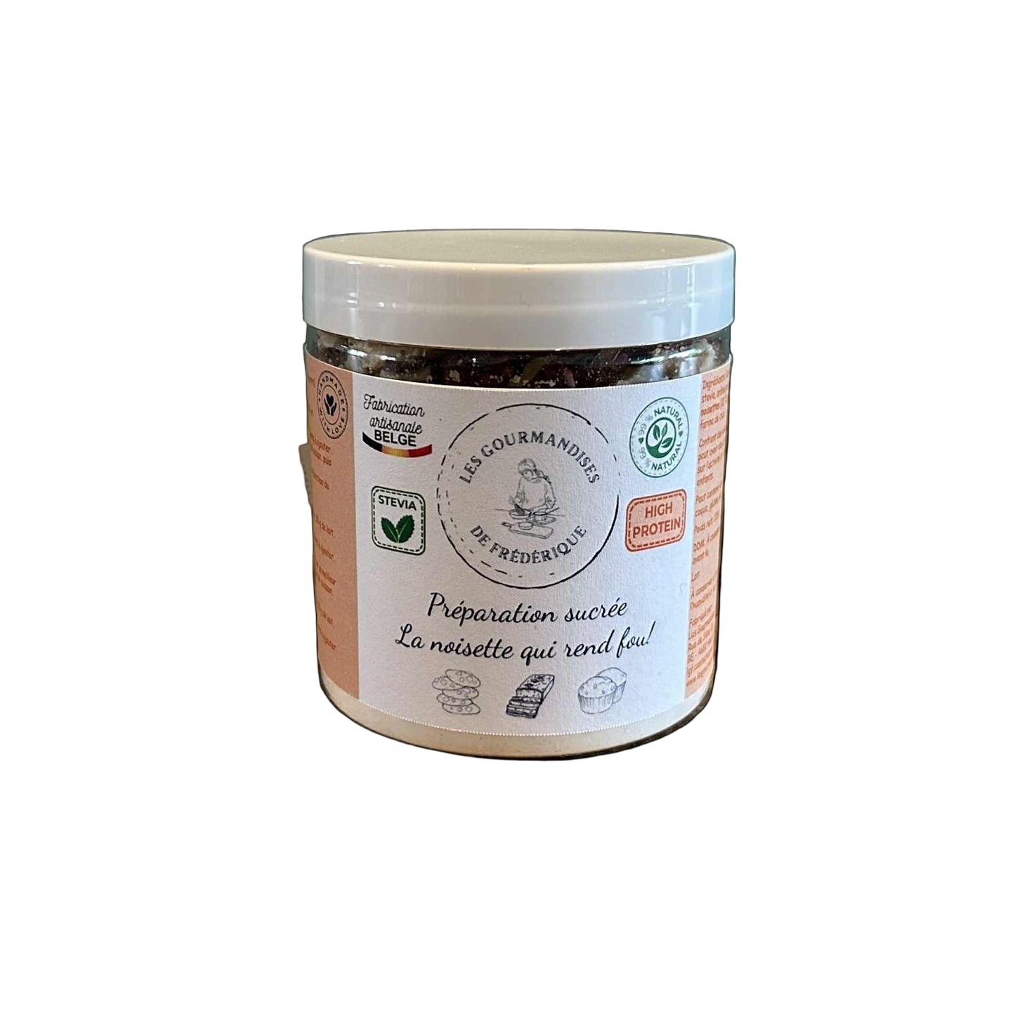 Préparation protéinée La Noisette qui rend fou! - Les Gourmandises de Frédérique