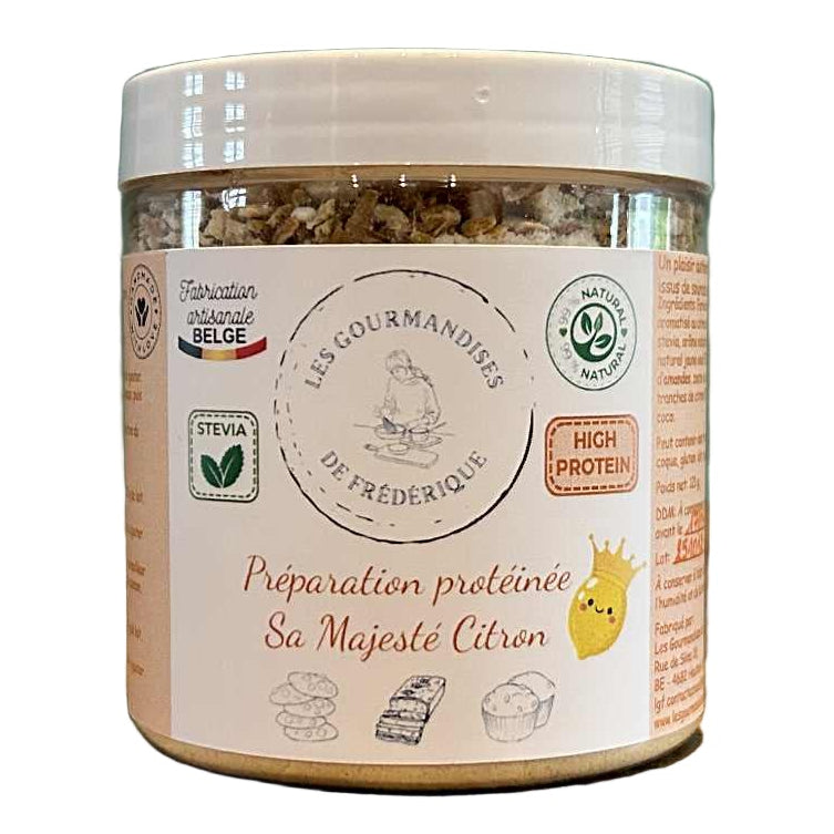 Préparation protéinée Sa Majesté Citron - Les Gourmandises de Frédérique