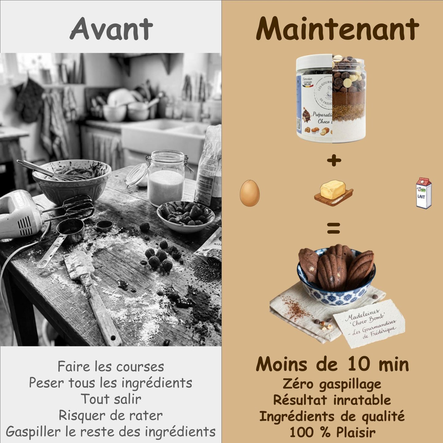 Family set of 5 gluten-free preparations