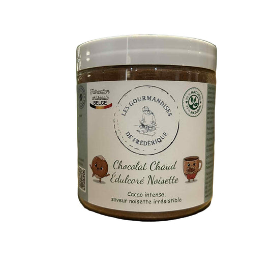Chocolat chaud édulcoré noisette - Les Gourmandises de Frédérique