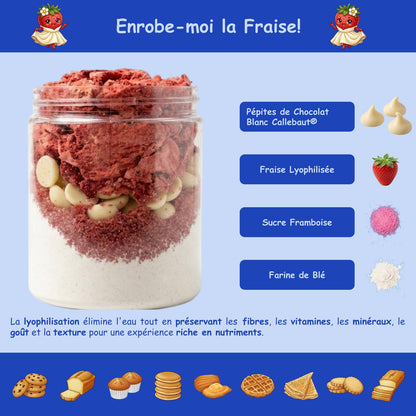 Préparation sucrée Enrobe-moi la Fraise!