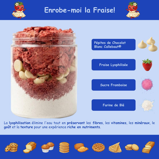 Préparation sucrée Enrobe-moi la Fraise!