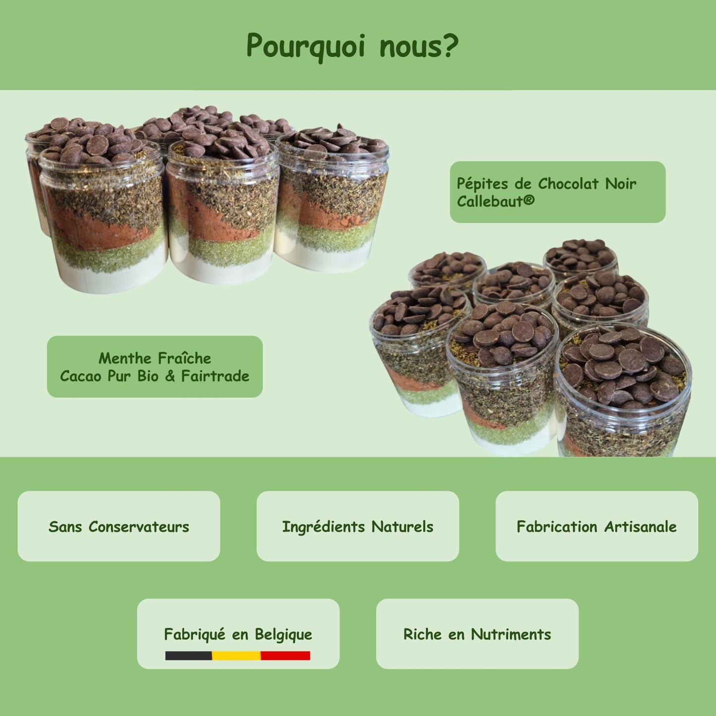 Préparation édulcorée Choco Menthe