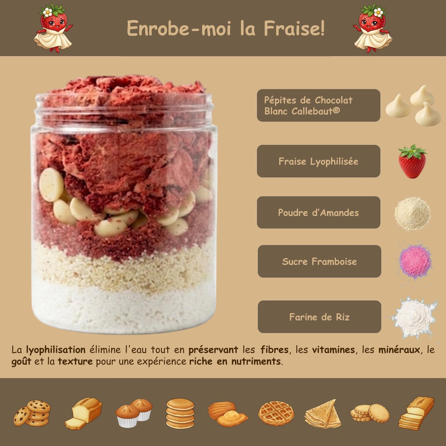 Préparation sans gluten Enrobe-moi la Fraise!