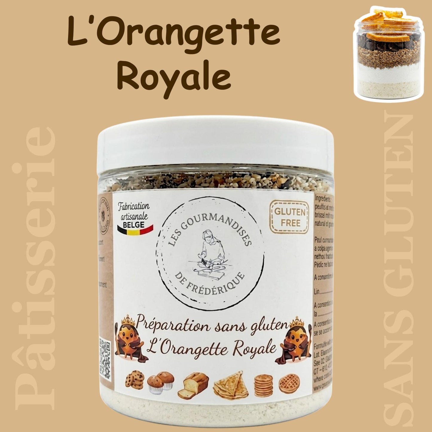 Préparation sans gluten L'Orangette Royale