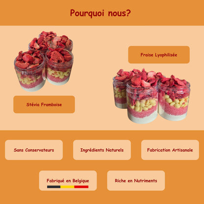 Préparation protéinée Enrobe-moi la Fraise!