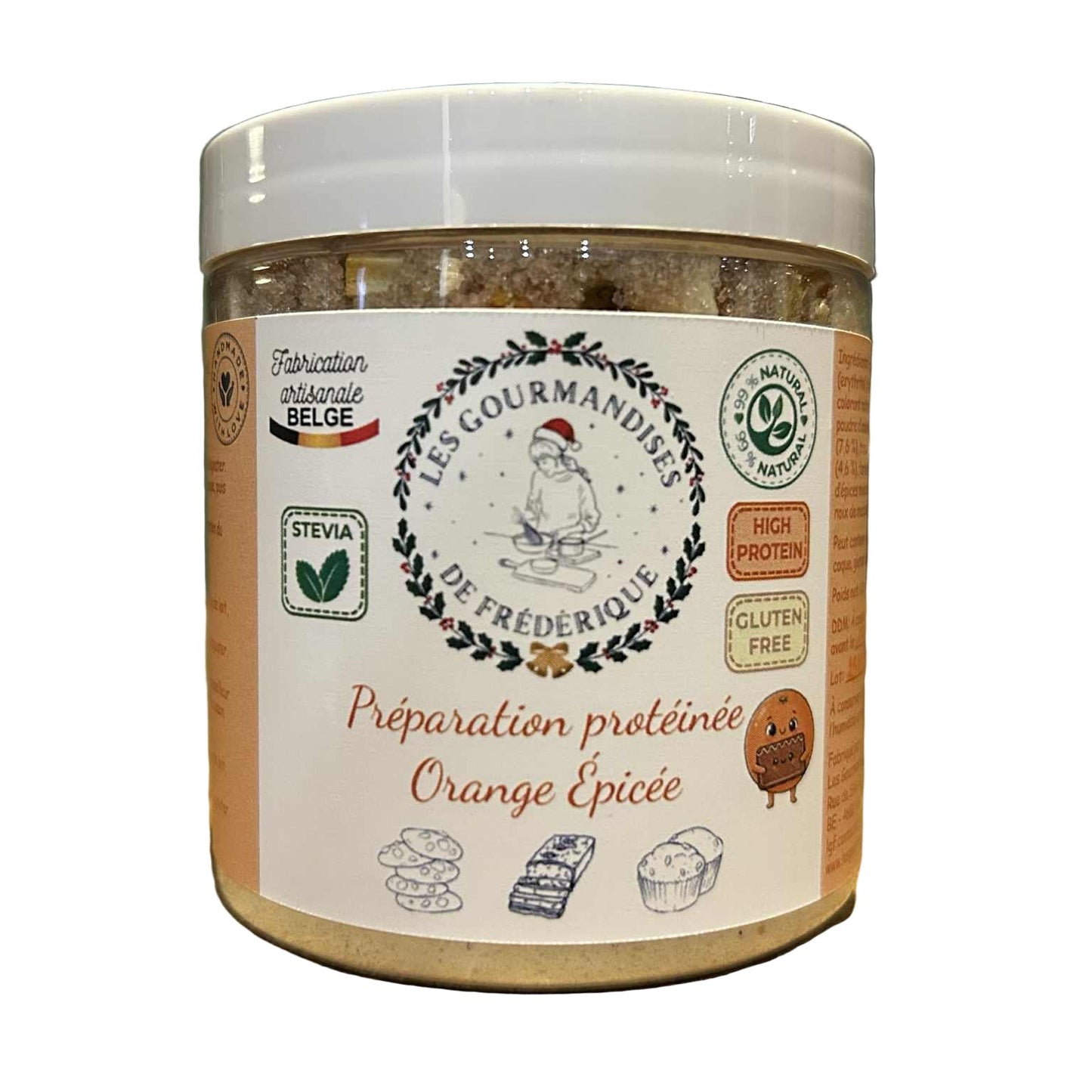 Préparation protéinée Orange Epicée - Les Gourmandises de Frédérique