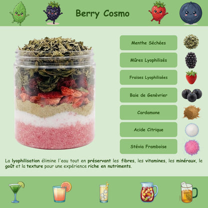Mix voor gezoete drank Berry Cosmo