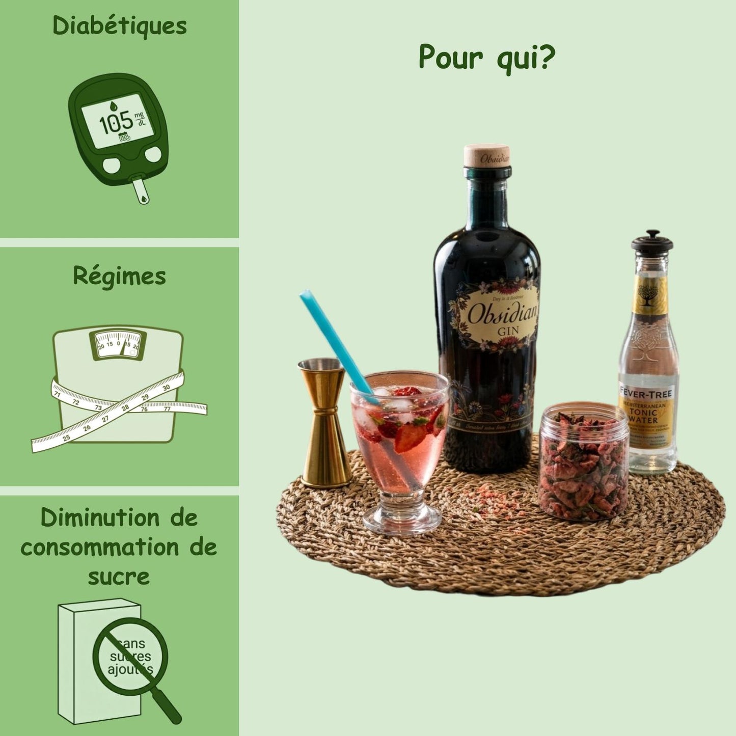 Mix voor gezoete drank Berry Cosmo