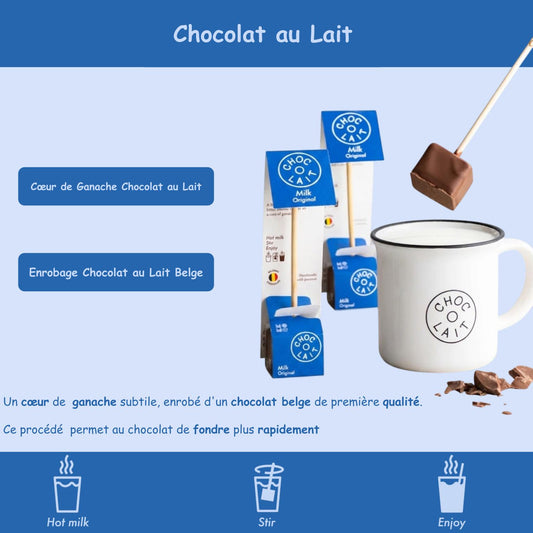 Cuillère chocolat chaud 🍫 Chocolat au lait