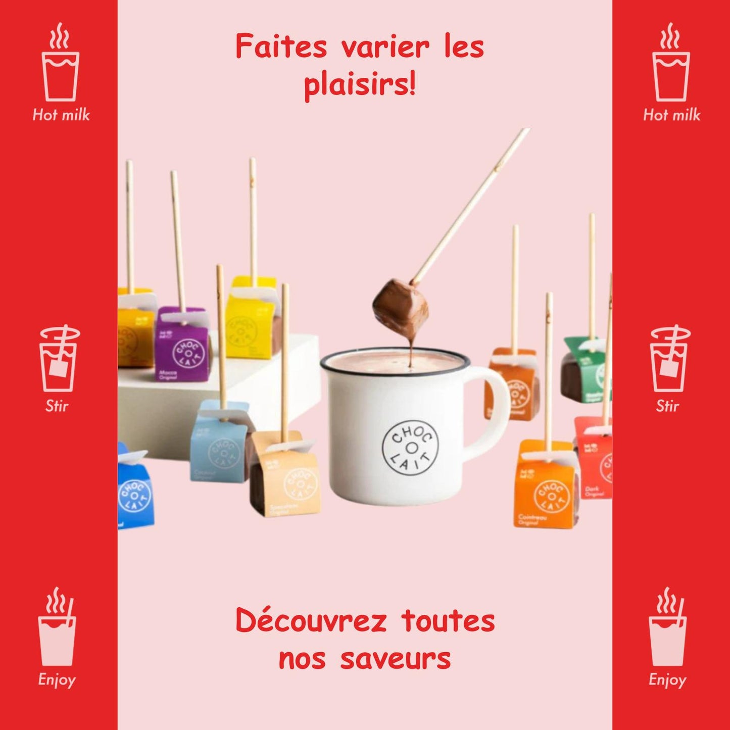 Warme chocolademelklepel 🍫 Pure chocolade