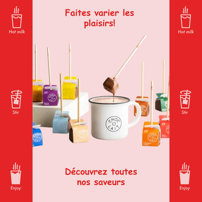 Warme chocolademelklepel 🍫 Pure chocolade
