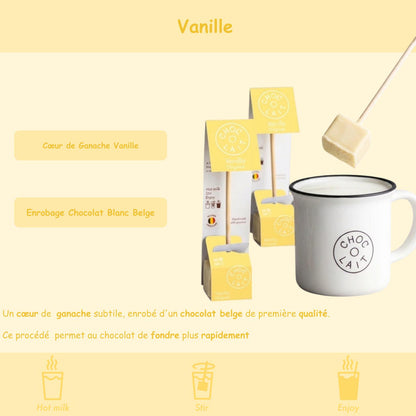 Cuillère chocolat chaud 🍫 Vanille