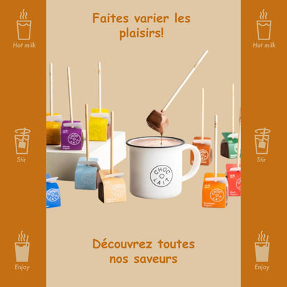 Cuillère chocolat chaud 🍫 Caramel salé