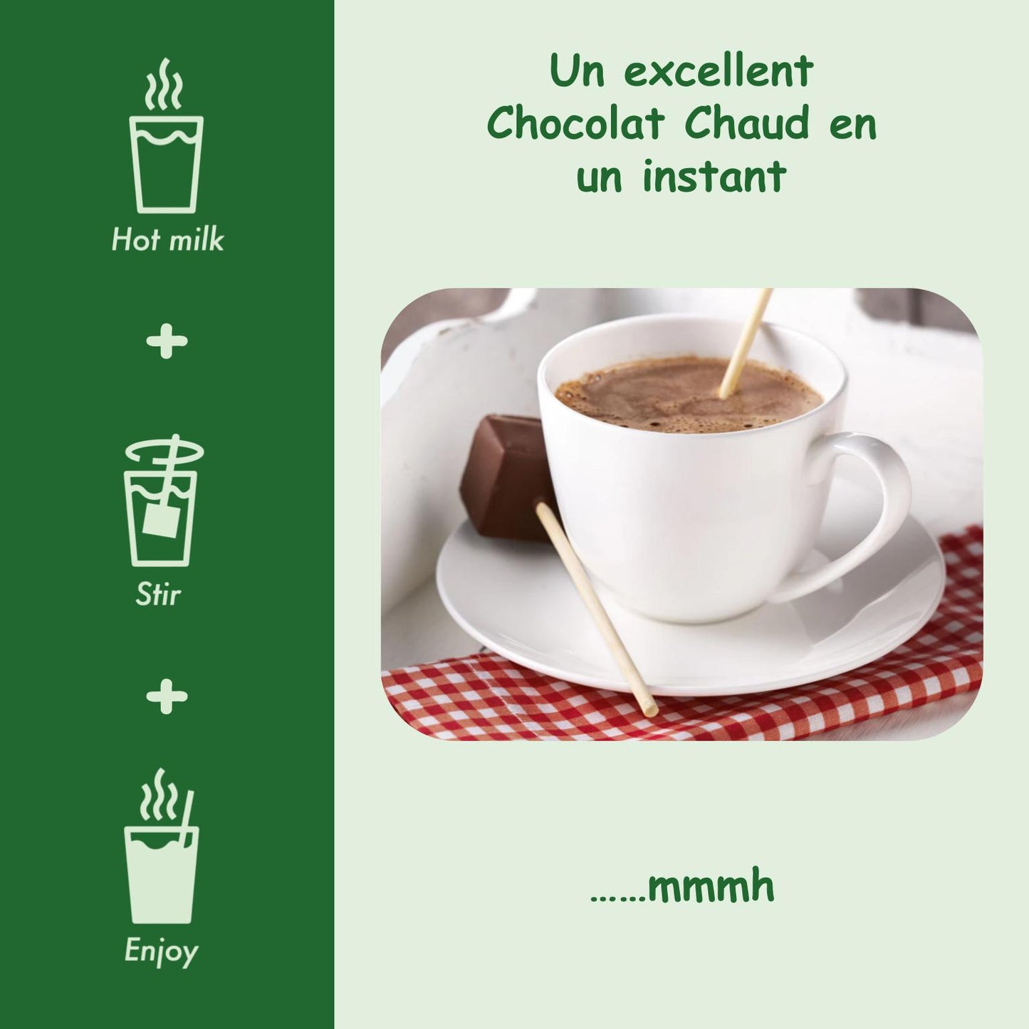 Cuillère chocolat chaud 🍫 Noisette