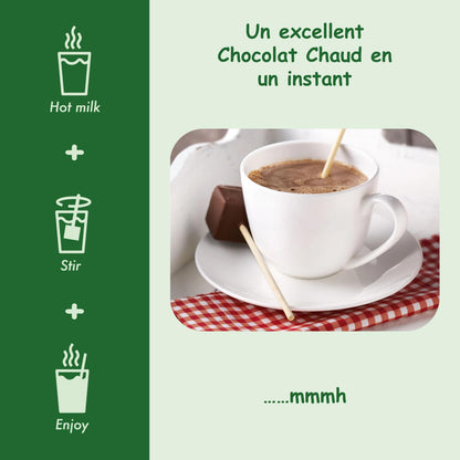 Cuillère chocolat chaud 🍫 Noisette