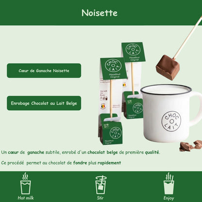 Cuillère chocolat chaud 🍫 Noisette
