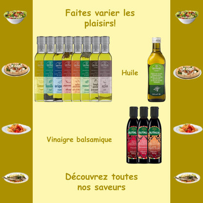 Huile aromatisée citron