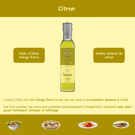 Lemon-flavored oil