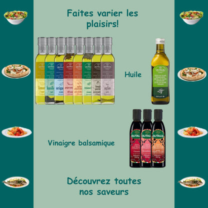 Huile aromatisée basilic