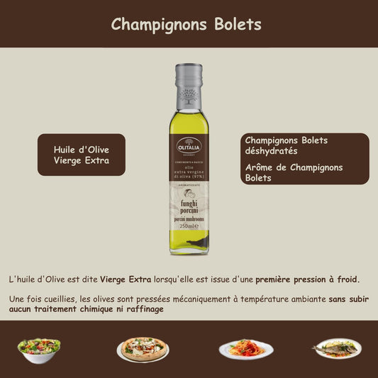 Mushroom-flavored oil