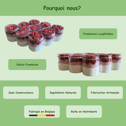 Préparation édulcorée "Framboisez-moi!"