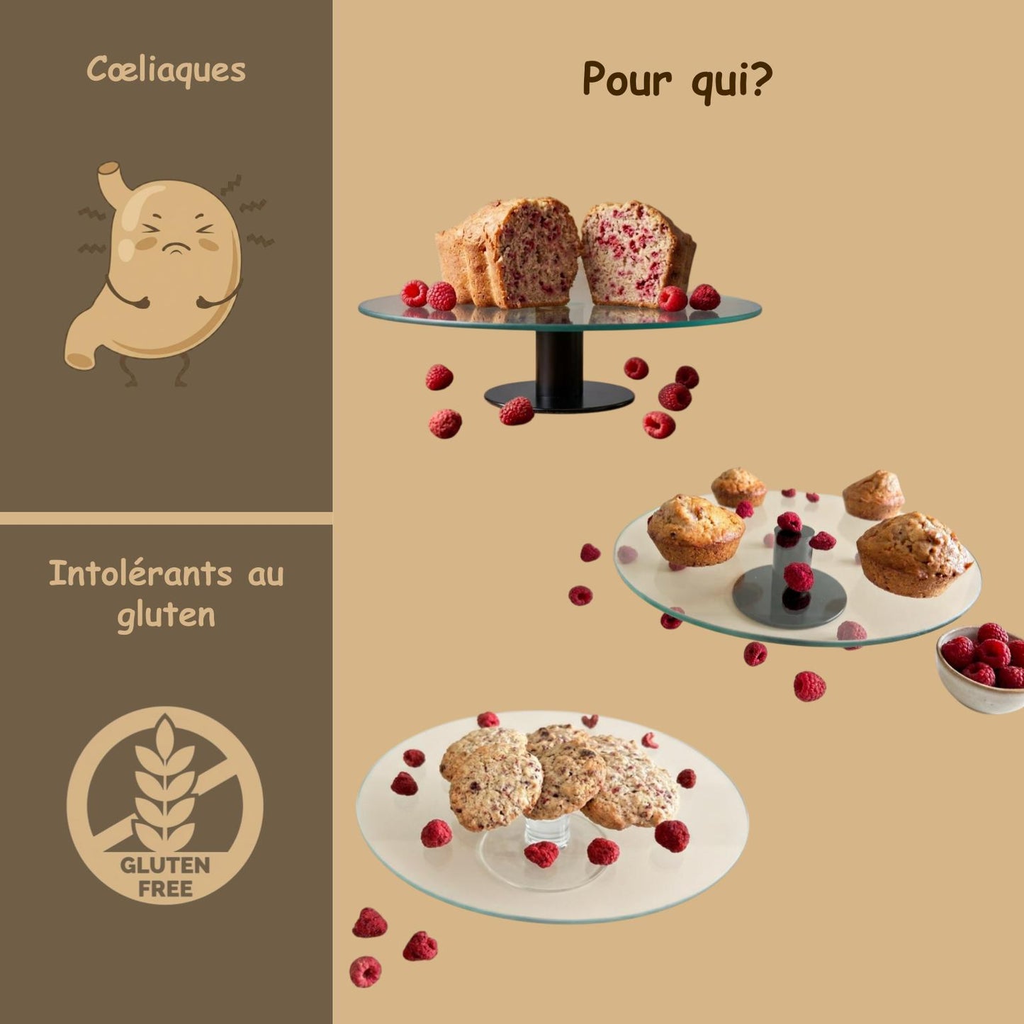 Préparation sans gluten "Framboisez-moi!"