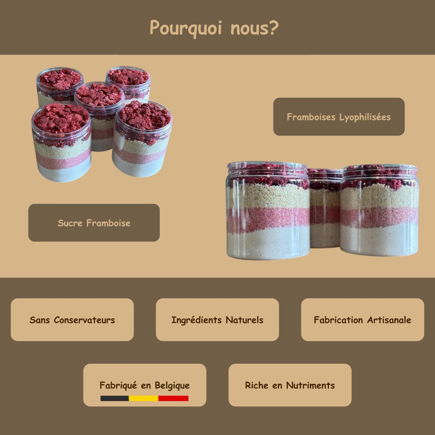 Préparation sans gluten "Framboisez-moi!"
