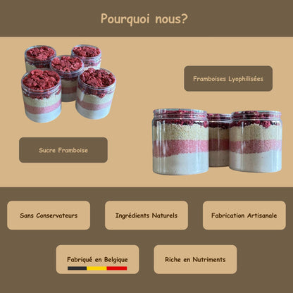 Préparation sans gluten "Framboisez-moi!"