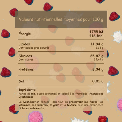 Préparation sans gluten "Framboisez-moi!"