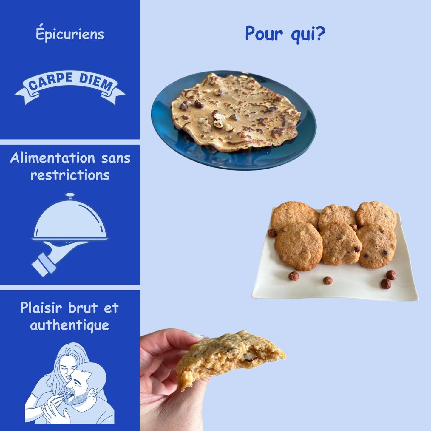 Préparation sucrée "La noisette qui rend fou"