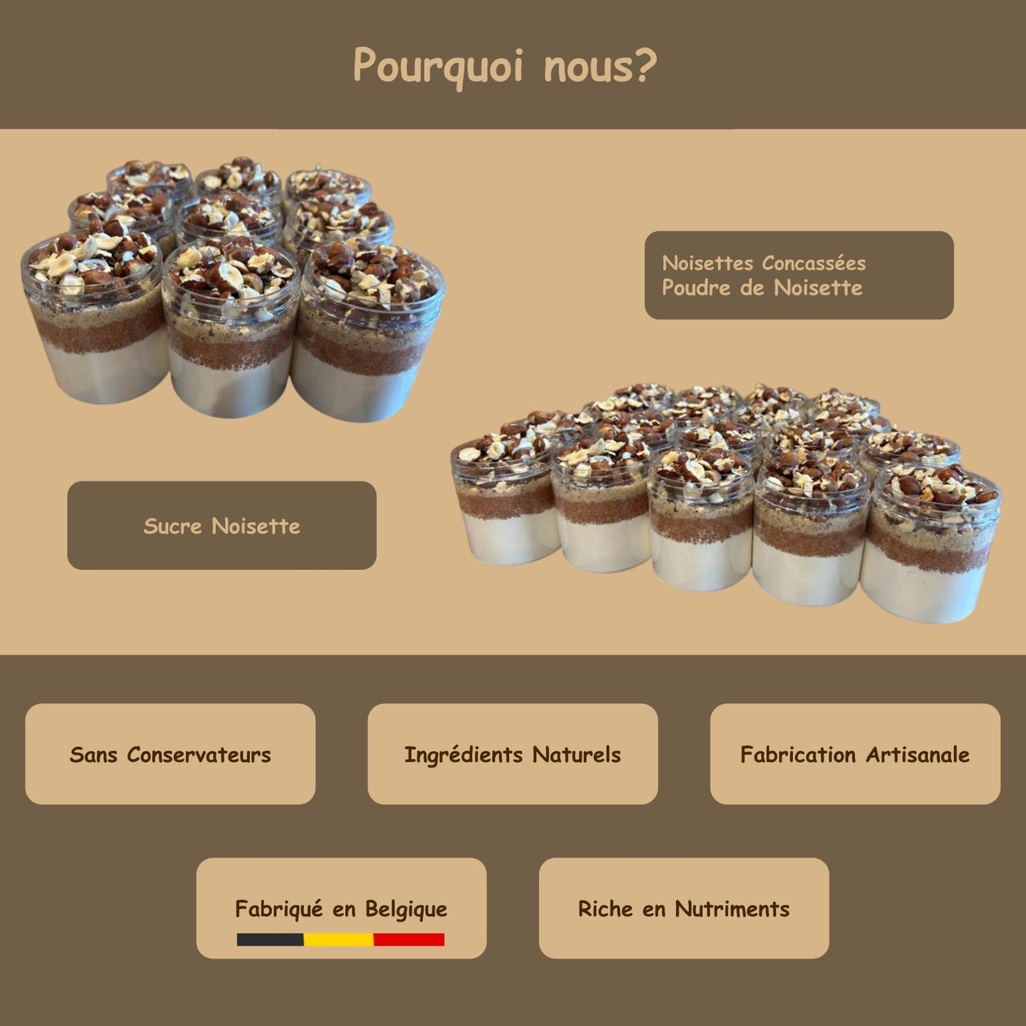 Préparation sans gluten "La noisette qui rend fou"
