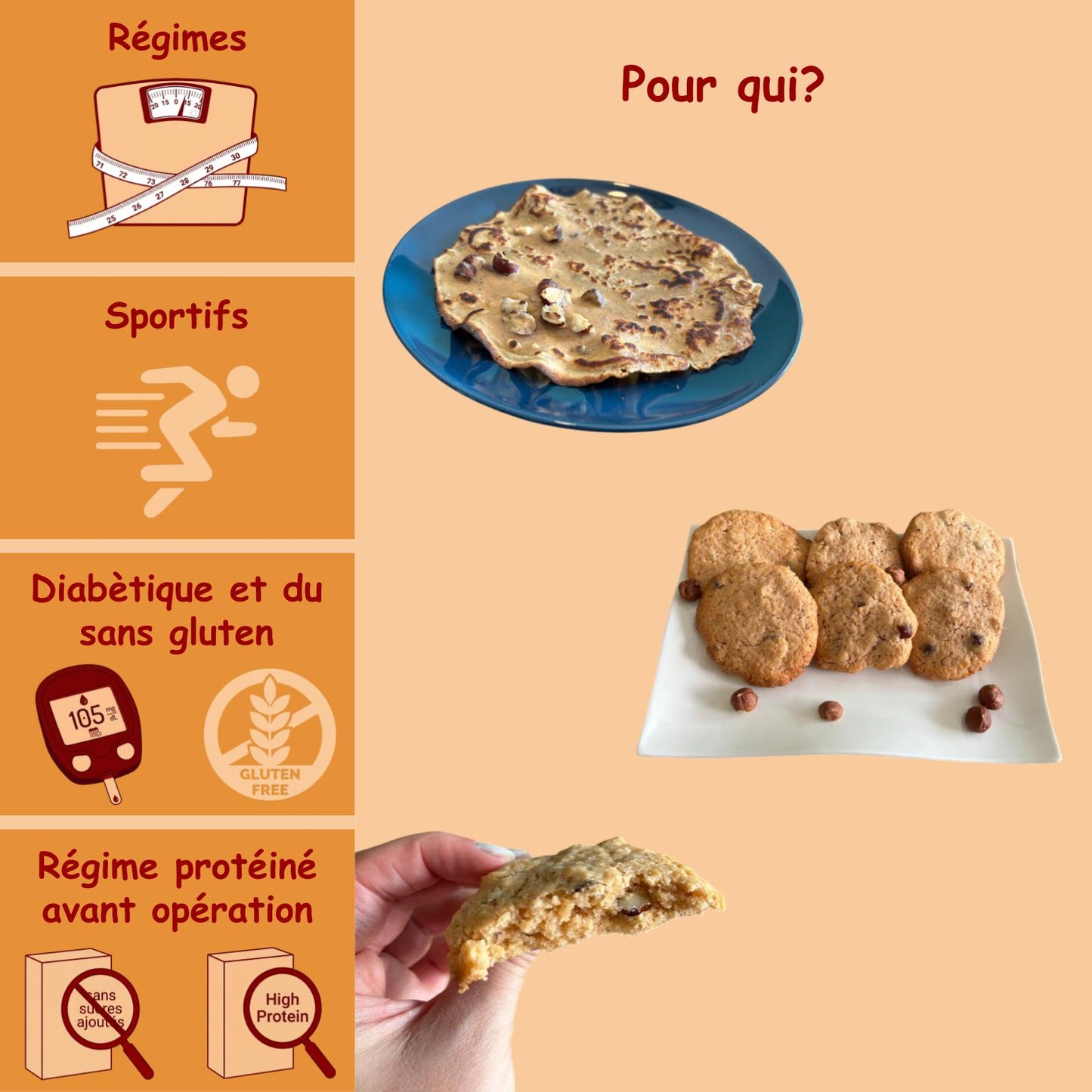Préparation protéinée "La noisette qui rend fou!"