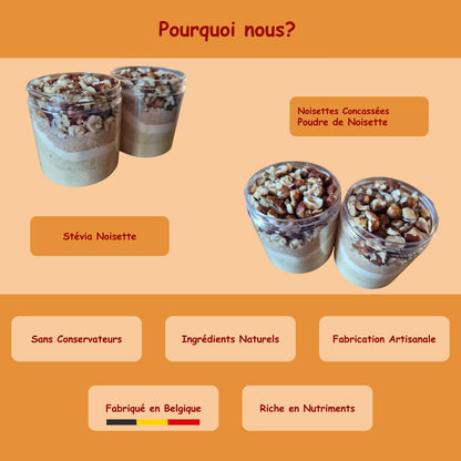 Préparation protéinée "La noisette qui rend fou!"