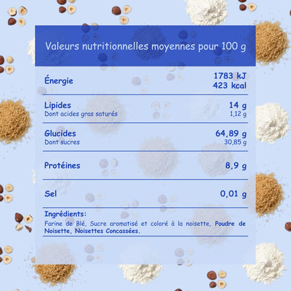 Préparation sucrée "La noisette qui rend fou"